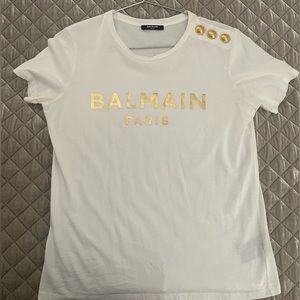 Balmain Logo Detailed Crewneck T-Shirt